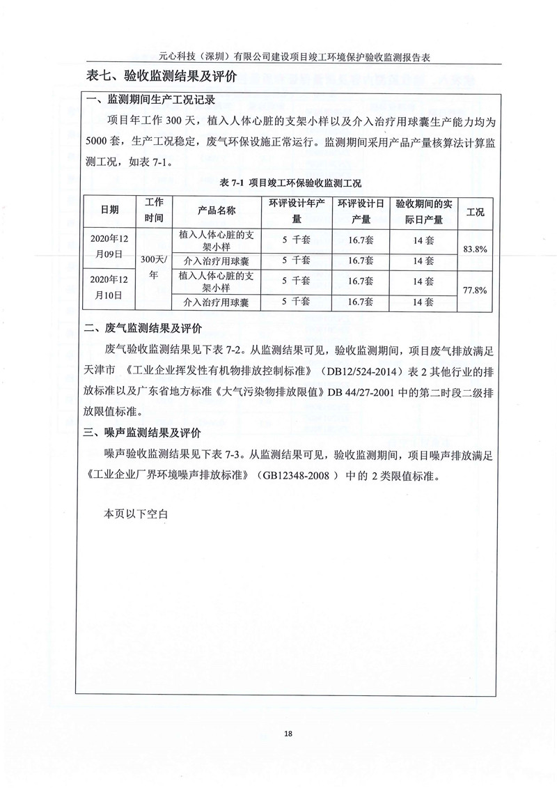 元心科技(深圳)有限公司竣工验收报告表(图22) 元心科技(深圳)有限公司竣工验收报告表(图22)