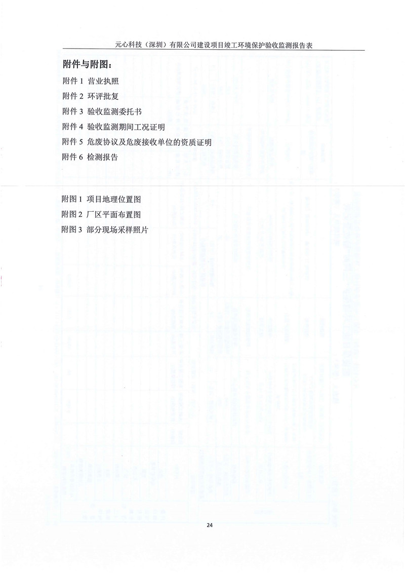 元心科技(深圳)有限公司竣工验收报告表(图28) 元心科技(深圳)有限公司竣工验收报告表(图28)